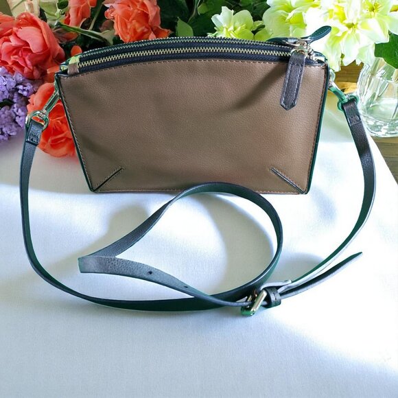 Zara Brown Crossbody Purse Shoulder Bag 14623 - Picture 3 of 6